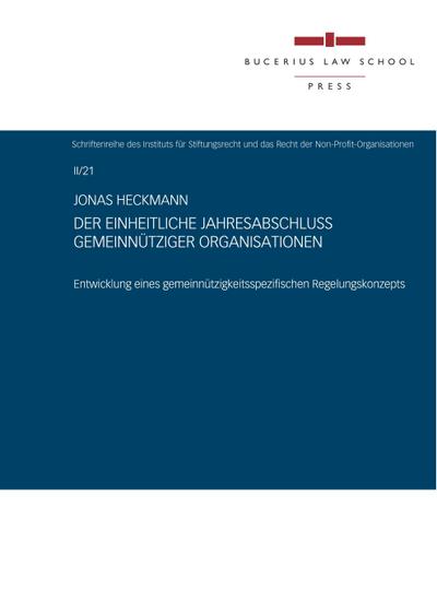 Der einheitliche Jahresabschluss gemeinnütziger Organisationen