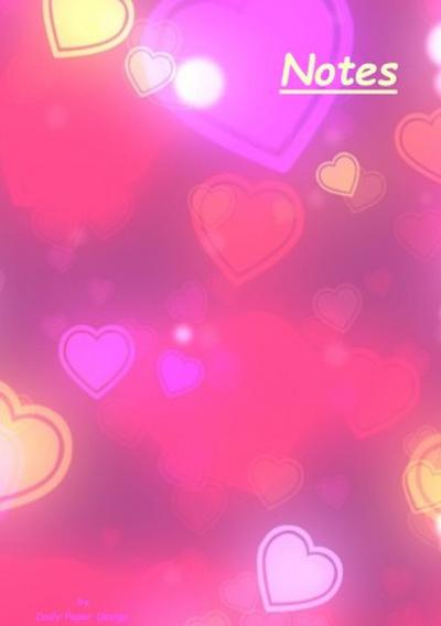 Notizbuch A5 dotted [Heart - Herz] Softcover von Daily Paper Design | 80 Seiten | als Tagebuch, Bullet Journal, Notizheft | FSC-zertifiziert & aus nachhaltiger und umweltschonender Forstwirtschaft