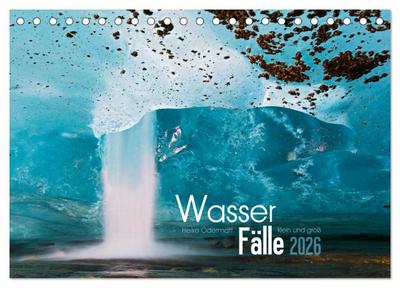 Wasserfälle klein und groß (Tischkalender 2026 DIN A5 quer), CALVENDO Monatskalender