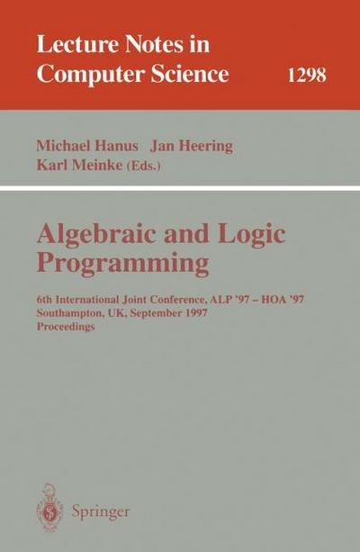 Algebraic and Logic Programming