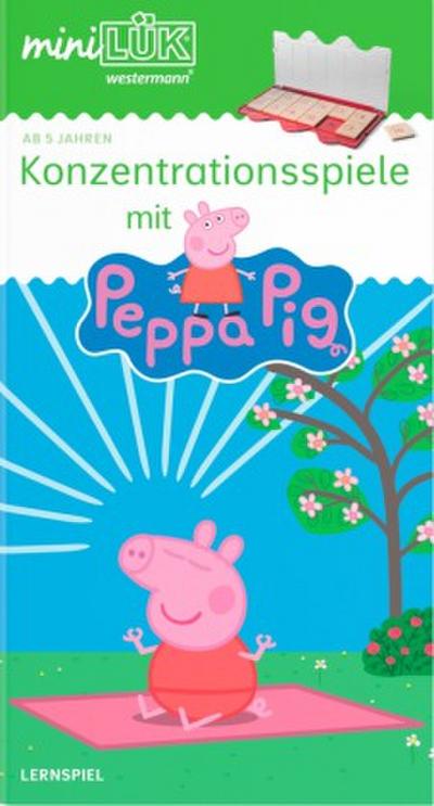 miniLÜK. Kindergarten/Vorschule Konzentrationsspiele mit Peppa Pig