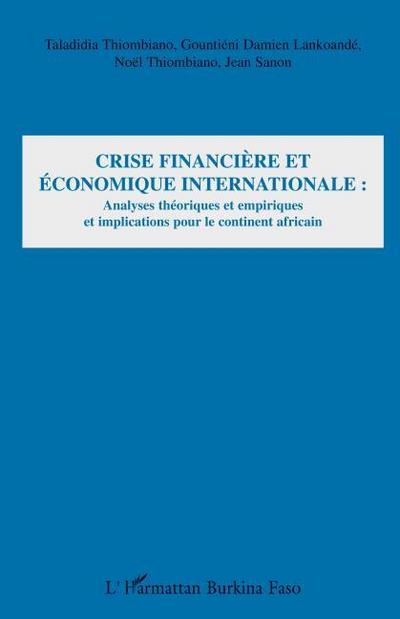 Crise financière et économique internationale :