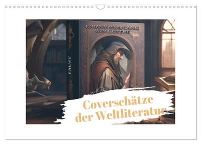 Coverschätze der Weltliteratur (Wandkalender 2026 DIN A3 quer), CALVENDO Monatskalender