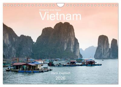 Vietnam - Momente einer Reise (Wandkalender 2026 DIN A4 quer), CALVENDO Monatskalender