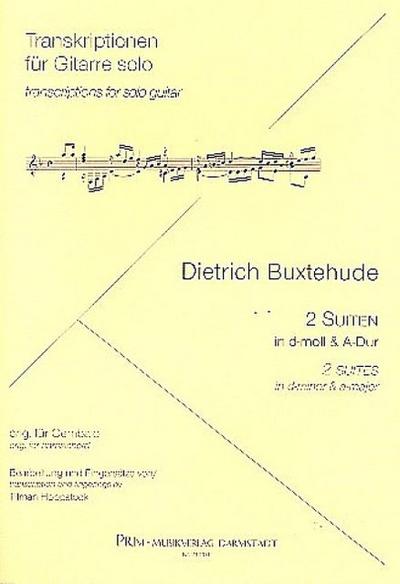 2 Suiten d-Moll und A-Dur (orig. für Cembalo)für Gitarre