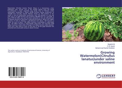 Growing Watermelon(Citrullus lanatus)under saline environment
