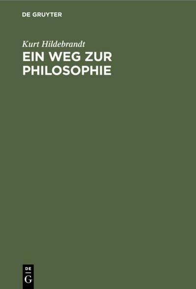 Ein Weg zur Philosophie