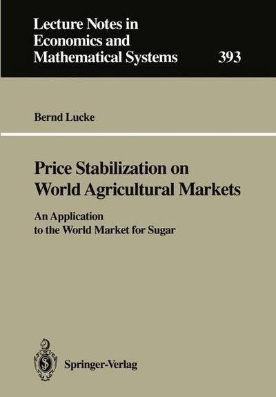 Price Stabilization on World Agricultural Markets