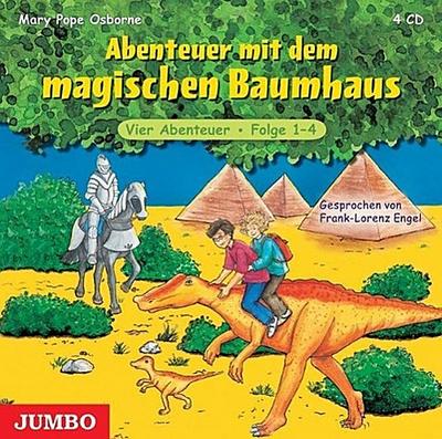 Abenteuer mit dem magischen Baumhaus, 4 Audio-CDs