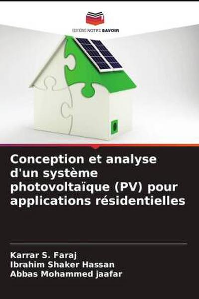 Conception et analyse d’un système photovoltaïque (PV) pour applications résidentielles