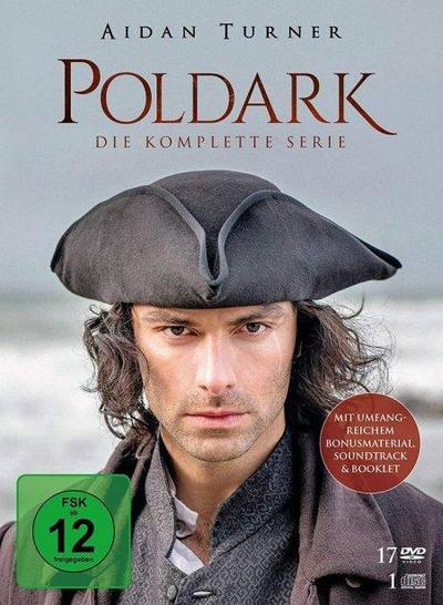 Poldark Komplettbox, 17 DVD + 1 Audio-CD