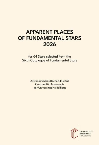 Apparent Places of Fundamental Stars ... / Apparent Places of Fundamental Stars                2026