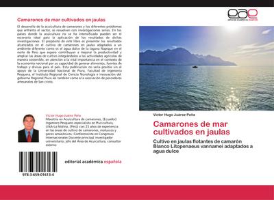 Camarones de mar cultivados en jaulas