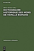 Dictionnaire historique des noms de famille romans