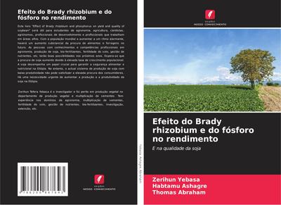 Efeito do Brady rhizobium e do fósforo no rendimento