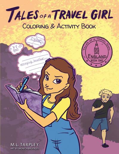 Tales of a Travel Girl Coloring and Activity Book