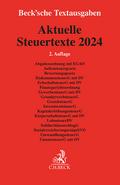Aktuelle Steuertexte 2024 von  | Taschenbuch