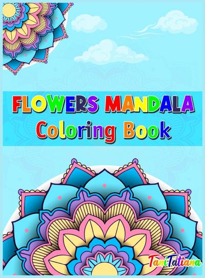 Flowers Mandala Coloring Book