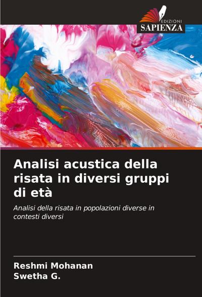 Analisi acustica della risata in diversi gruppi di età