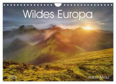 Wildes Europa 2026 (Wandkalender 2026 DIN A4 quer), CALVENDO Monatskalender