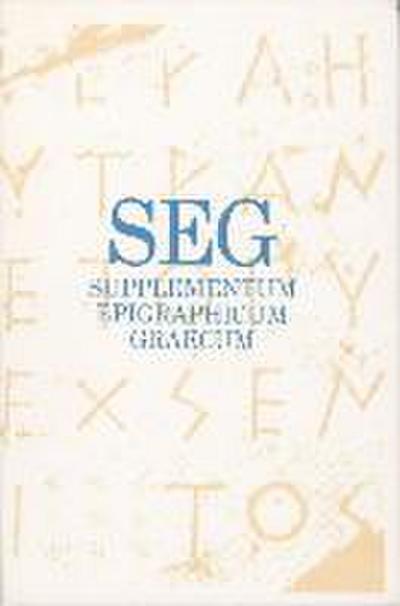 Supplementum Epigraphicum Graecum, Volume LII (2002)