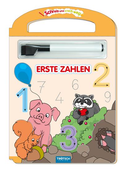 Schreib und wisch weg: Erste Zahlen (mit Stift)