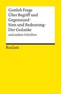 Über Begriff und Gegenstand · Sinn und Bedeutung ·