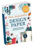 Design Paper A6 Frohe Weihnachten. Mit Handlettering-Grundkurs