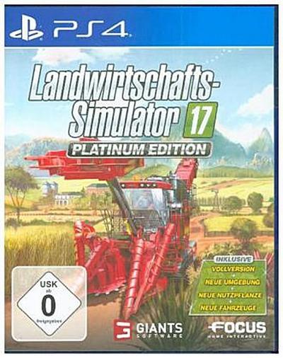 Landwirtschafts-Simulator 17, 1 PS4-Blu-ray Disc (Platinum Edition)