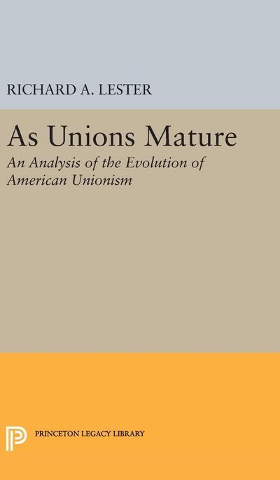 As Unions Mature