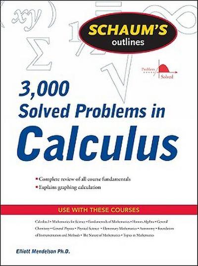 Schaum’s 3,000 Solved Problems in Calculus