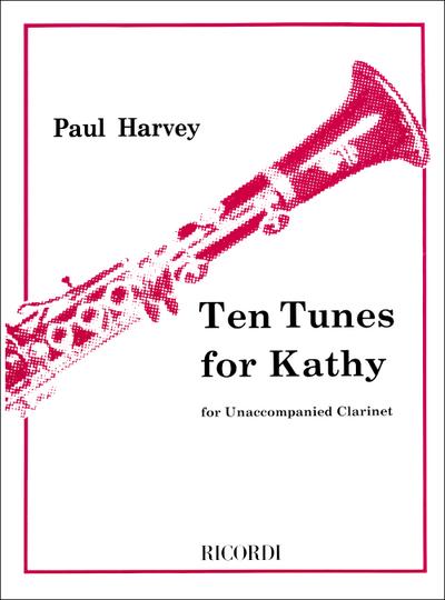 10 Tunes for Kathy for clarinetunaccompanied