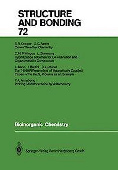 Bioinorganic Chemistry