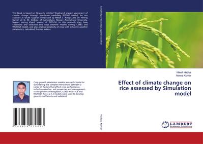 Effect of climate change on rice assessed by Simulation model