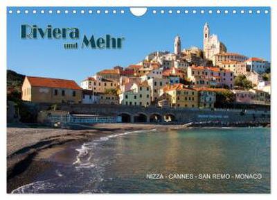 Riviera und Mehr - Nizza, Cannes, San Remo, Monaco (Wandkalender 2026 DIN A4 quer), CALVENDO Monatskalender