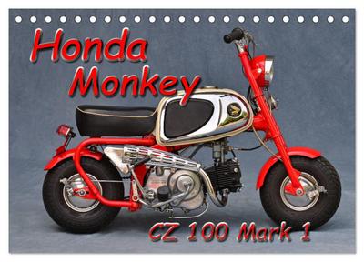 Honda Monkey CZ Mark 1 (Tischkalender 2026 DIN A5 quer), CALVENDO Monatskalender