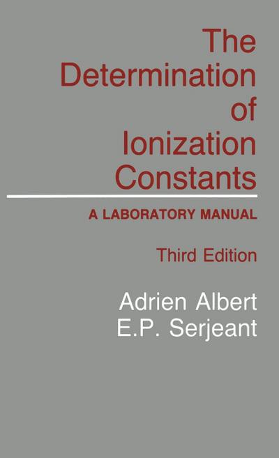 The Determination of Ionization Constants
