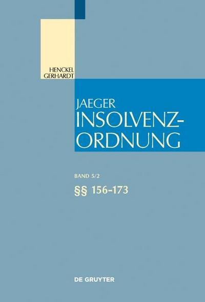 Insolvenzordnung §§  156-173