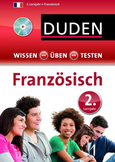 Duden Wissen - Üben - Testen, Französisch 2. Lernjahr, m. Audio-CD