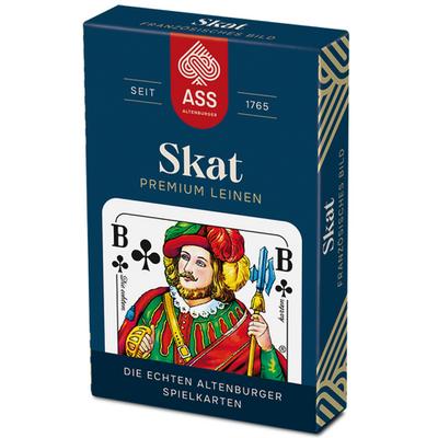 FSC Skat Premium Leinen, französisches Bild in Faltschachtel