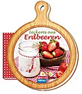 Rezeptbrettchen "Leckeres aus Erdbeeren" Kochbuch: 13 x 16 cm (Geschenk-Kochbuch)