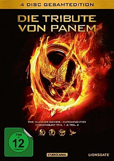 Die Tribute von Panem, 4 DVDs (Gesamtedition)