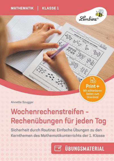 Wochenrechenstreifen - Rechenübungen für jeden Tag
