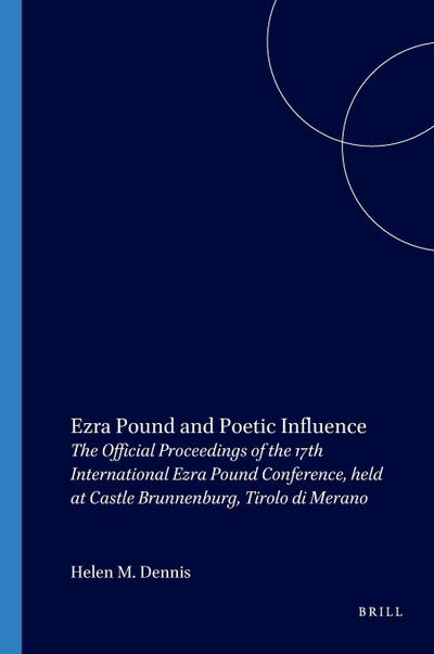 Ezra Pound and Poetic Influence