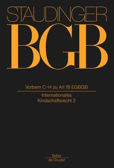 Vorbemerkungen C-H zu Art. 19 EGBGB