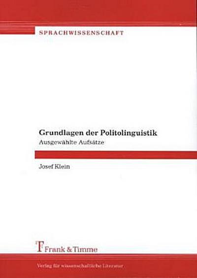 Grundlagen der Politolinguistik