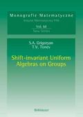 Shift-invariant Uniform Algebras on Groups