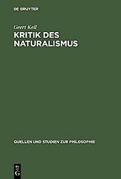 Kritik des Naturalismus