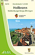 W218 Wanderkarte 1:25 000 Heilbronn: Waldenburger Berge, Öhringen