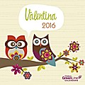 GreenLine Valentina 2016- Mini- Broschürenkalender- 17,5 x 17,5 cm